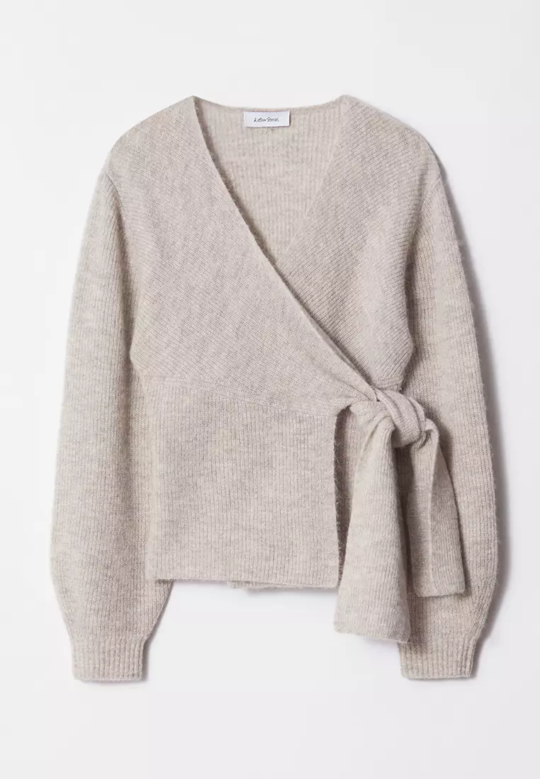 Buy Other Stories Alpaca-Blend Knitted Wrap Cardigan 2025 Online