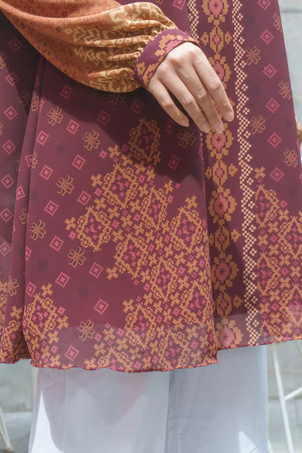 EPC Tunik Kinaya - Maroon - Imprint Collection