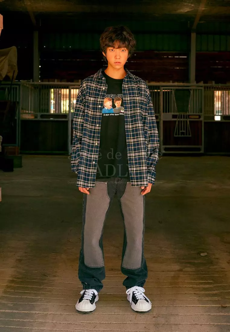 Tough Guy Club Printing Short Sleeve T-Shirt Black