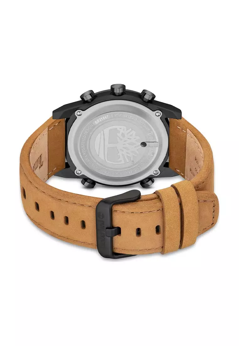 Men's Whately Brown Leather Digital Watch TBL-TDWGD2104703