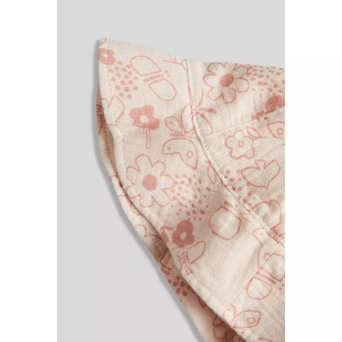 Mothercare Pink Floral UPF50+ Sun Hat - Topi Bayi Perempuan (Pink)