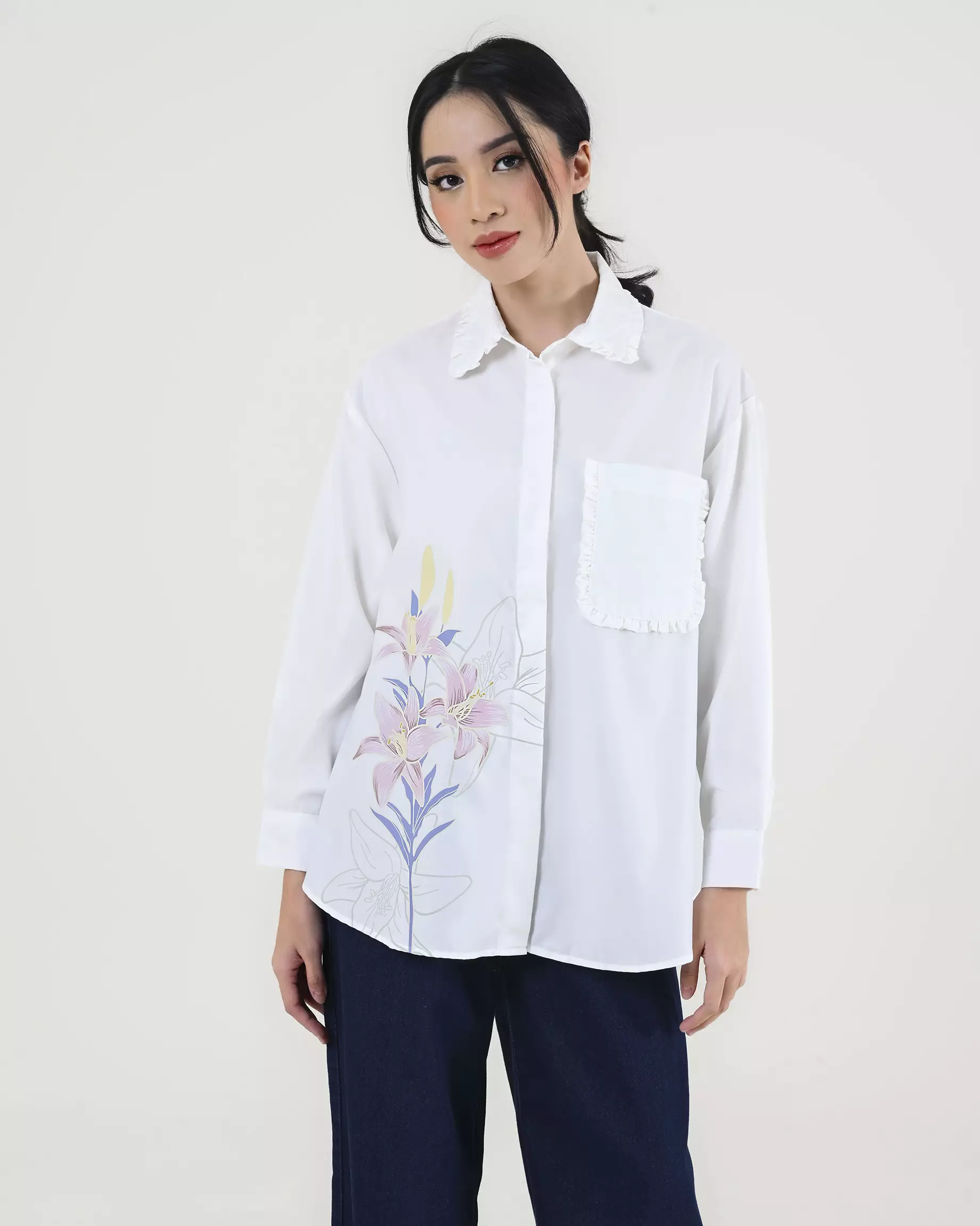 Geulis.id LULU SHIRT - Brokenwhitelily