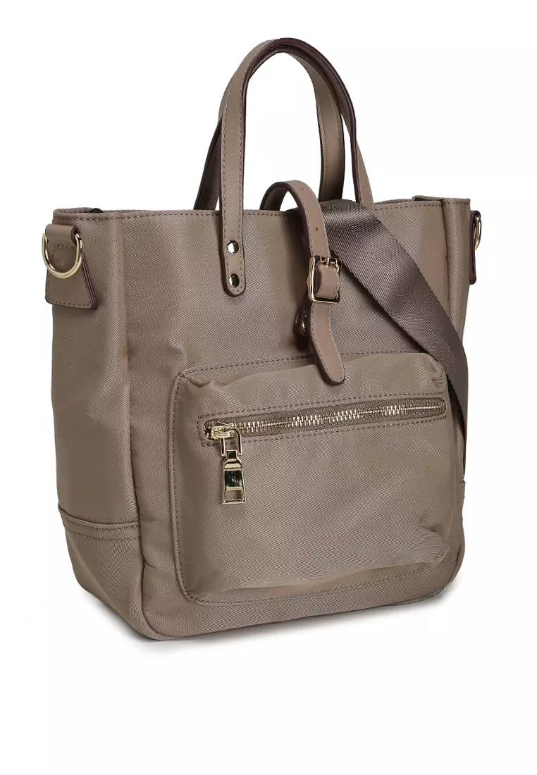 Premium Oxford Nylon Convertible Top Handle Bag