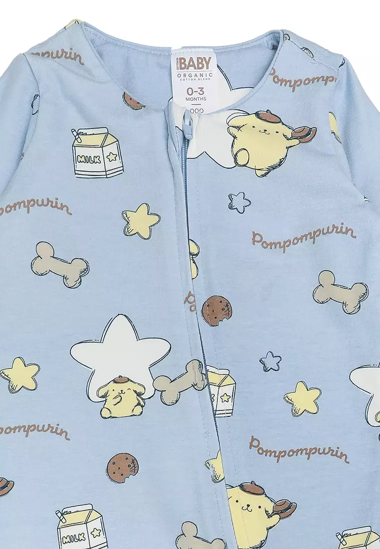 The Long Sleeve Zip Romper Licensed