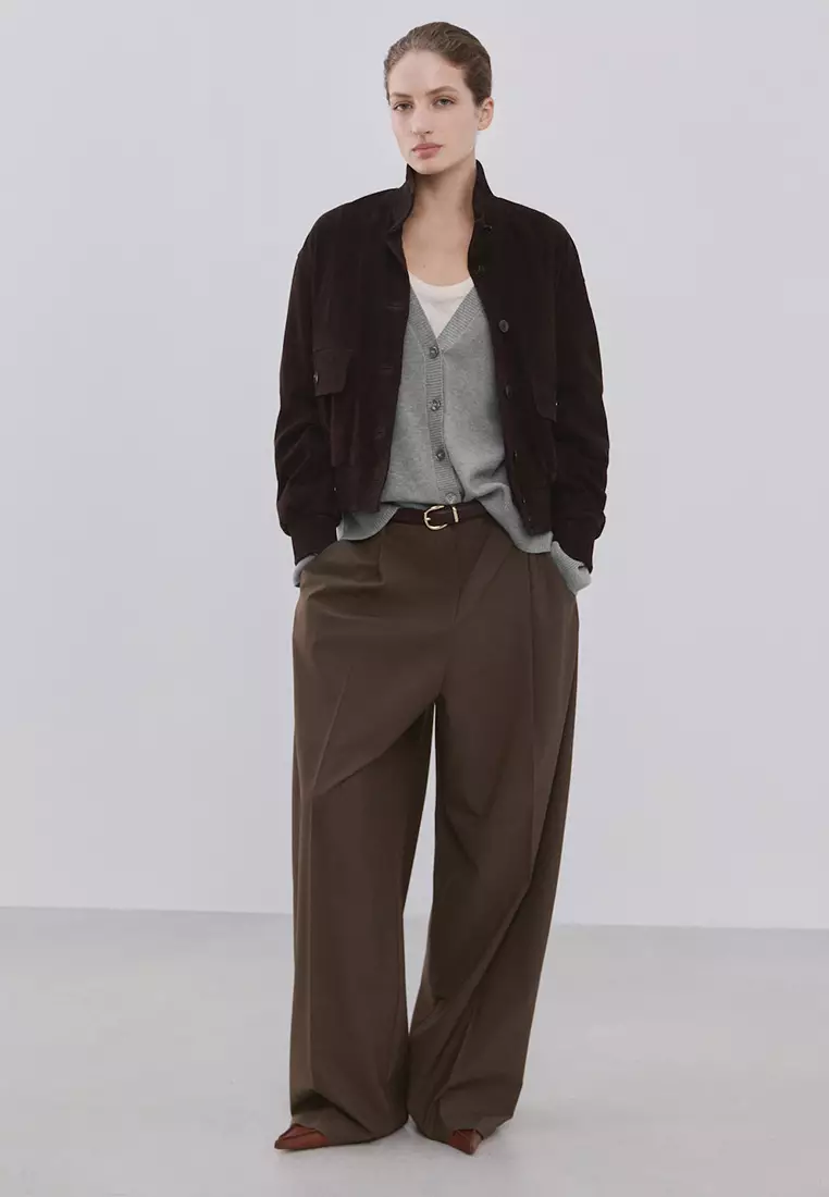 V-Neck Knitted Cardigan