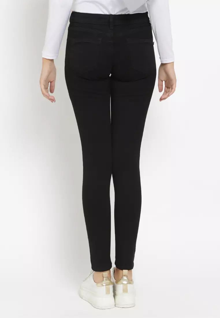 Flamoush Latifa Black Jeans Ultra Slim Wanita