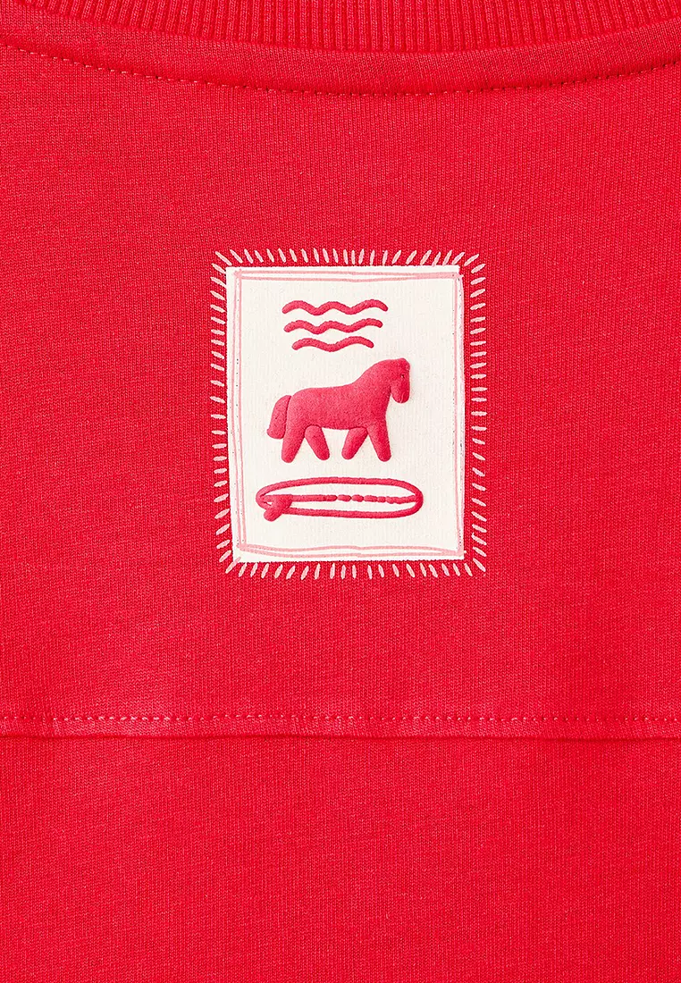 Printed Cotton-Blend T-Shirt