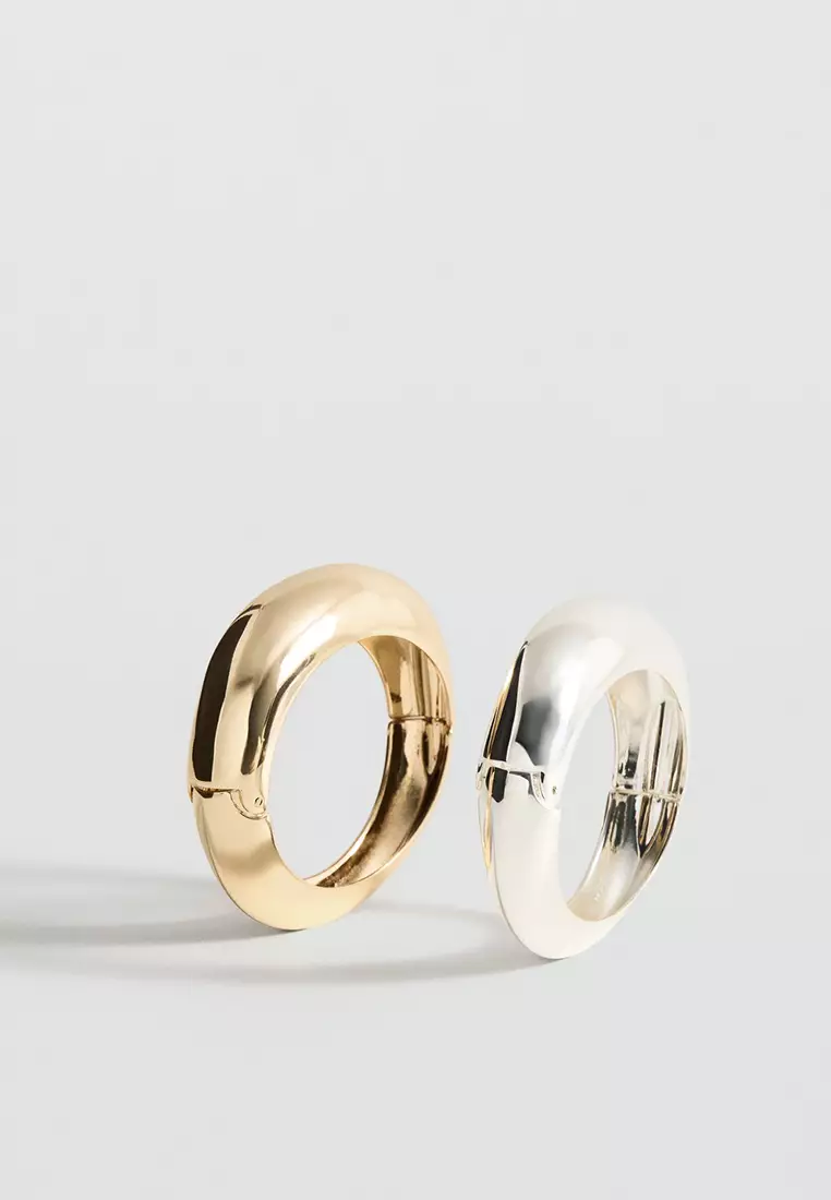 Pack Of 2 Rigid Bracelets