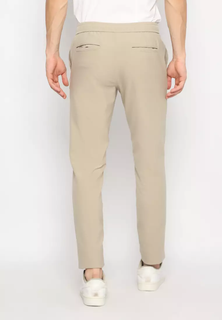 Jobb Active Jerix Celana Panjang Pria Modern Slim Fit Light Khaki