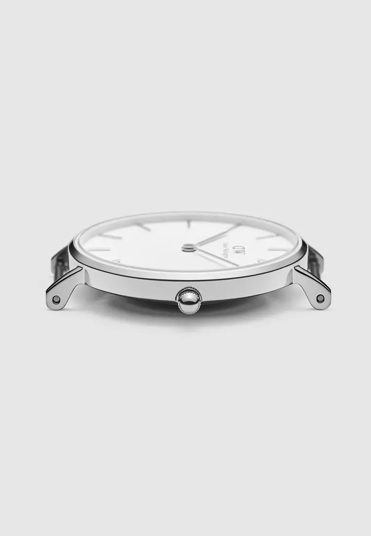 Buy Daniel Wellington Petite Bondi 32mm Watch White dial Leather