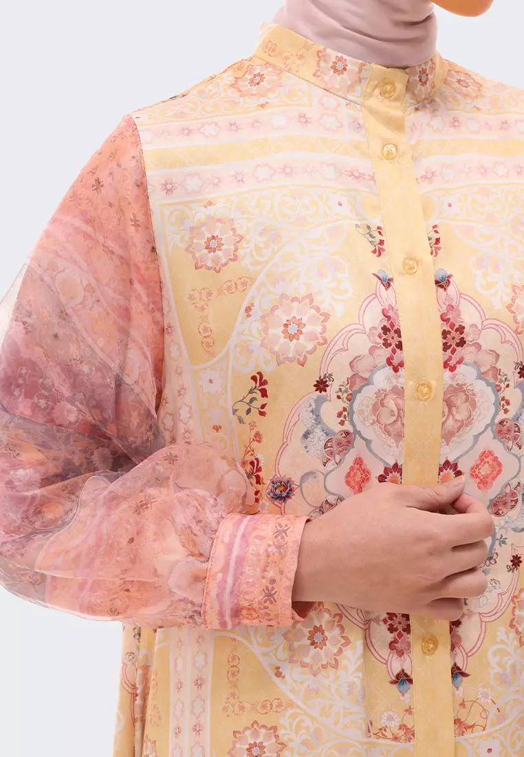 Ria Miranda Light Honey Maziya Dress