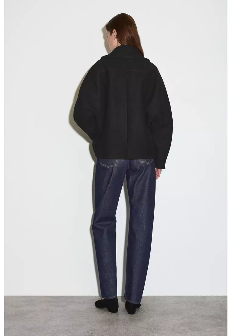 OVERSIZED BOILED-WOOL JACKET