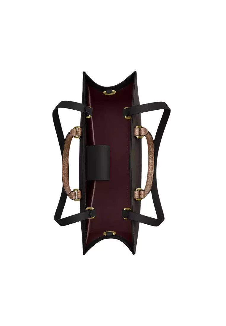 Maggie Tote Bag In Blocked Signature Canvas Cy677