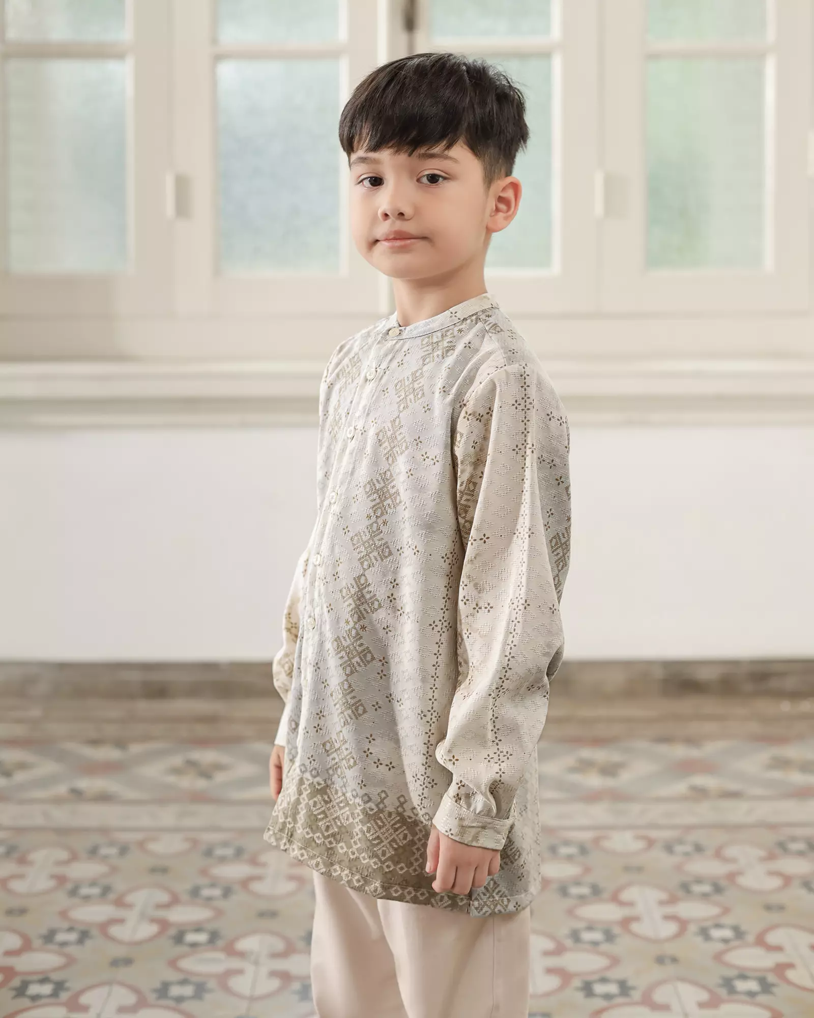 KASEP KALOKA KOKO / KEMEJA KOKO ANAK -  SAND