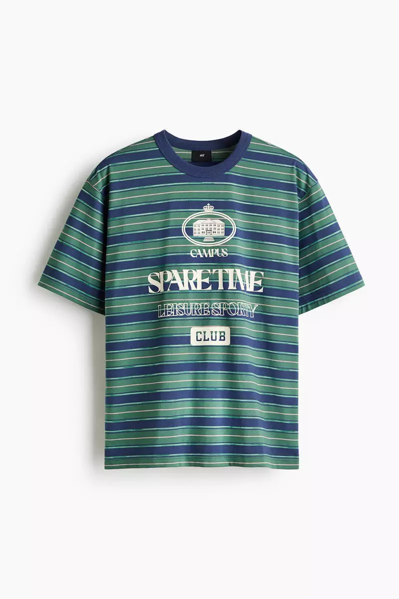 Loose Fit Printed boxy T-shirt