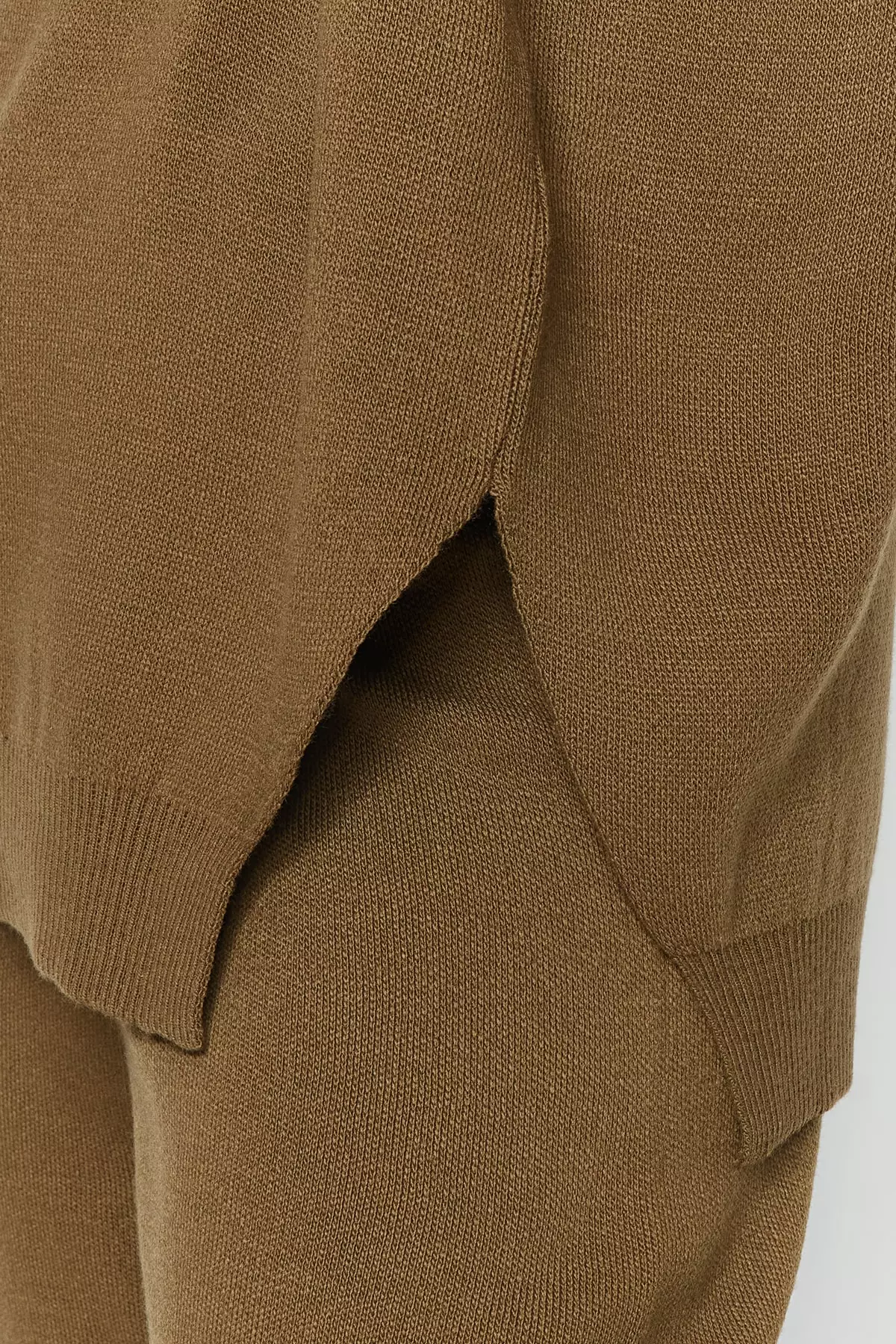 Balloon Sleeves Knitted Sweater and Pants Set