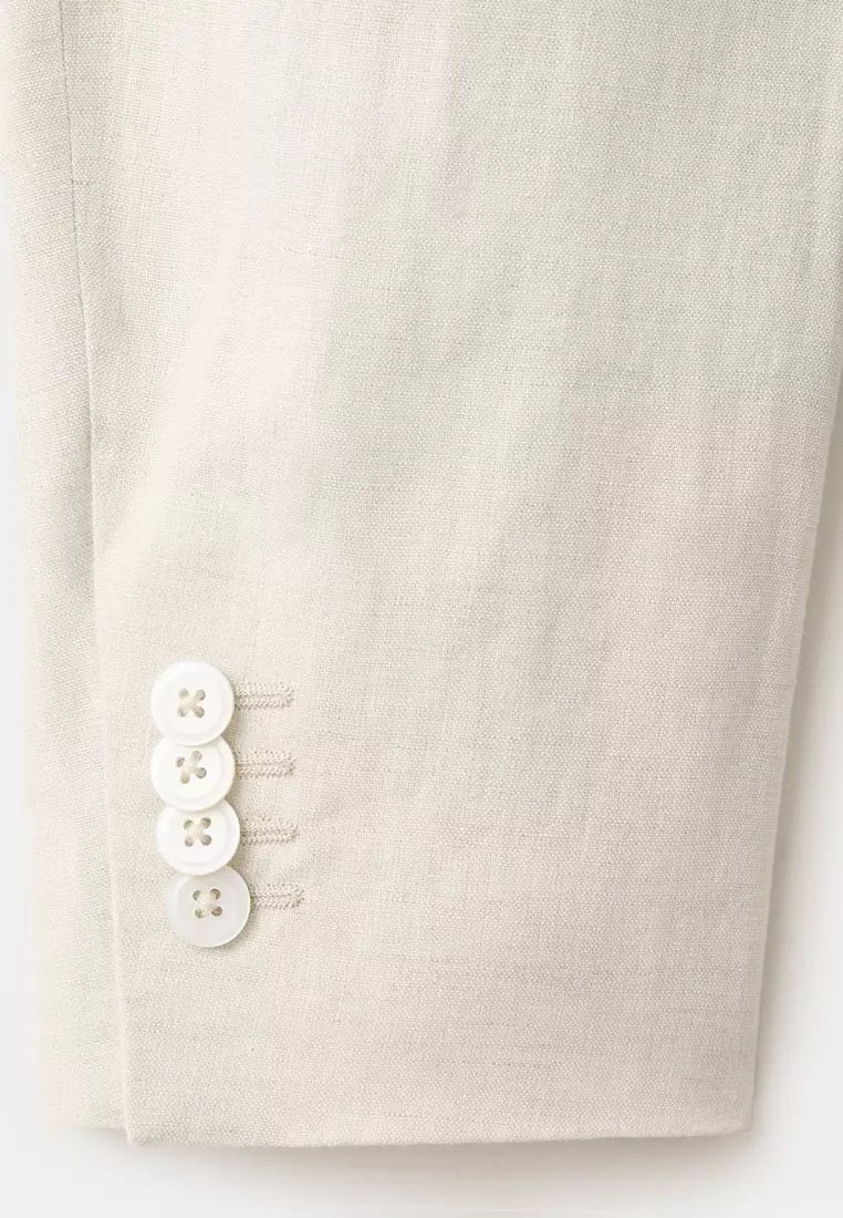 Amalfi 100% Linen Slim-Fit Suit Jacket
