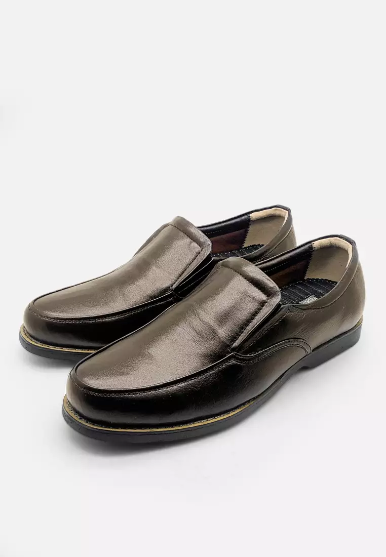 James Men Formal Slip On Cow Leather Workwear