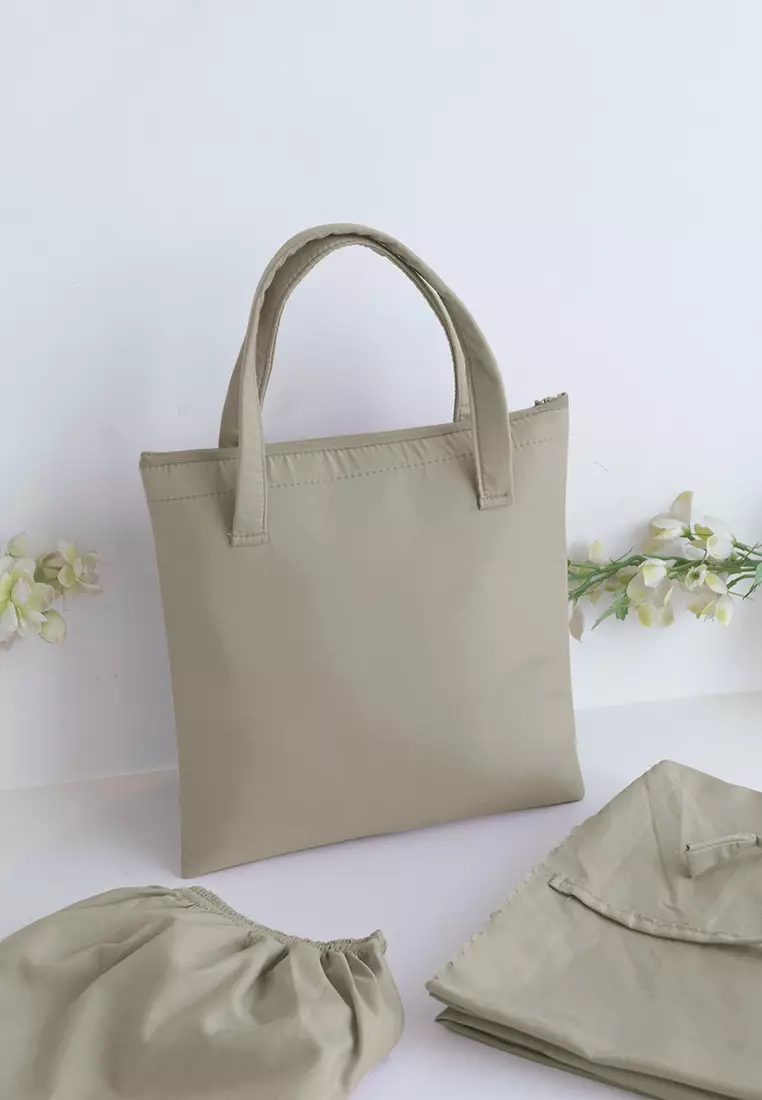 Zelena - Mukena Basic Sabira Lasercut 2in1 Prayer Set - Anak