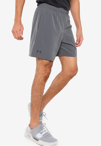 Under Armour grey UA Woven 7In Shorts 27F8FAA9AAAC99GS_1