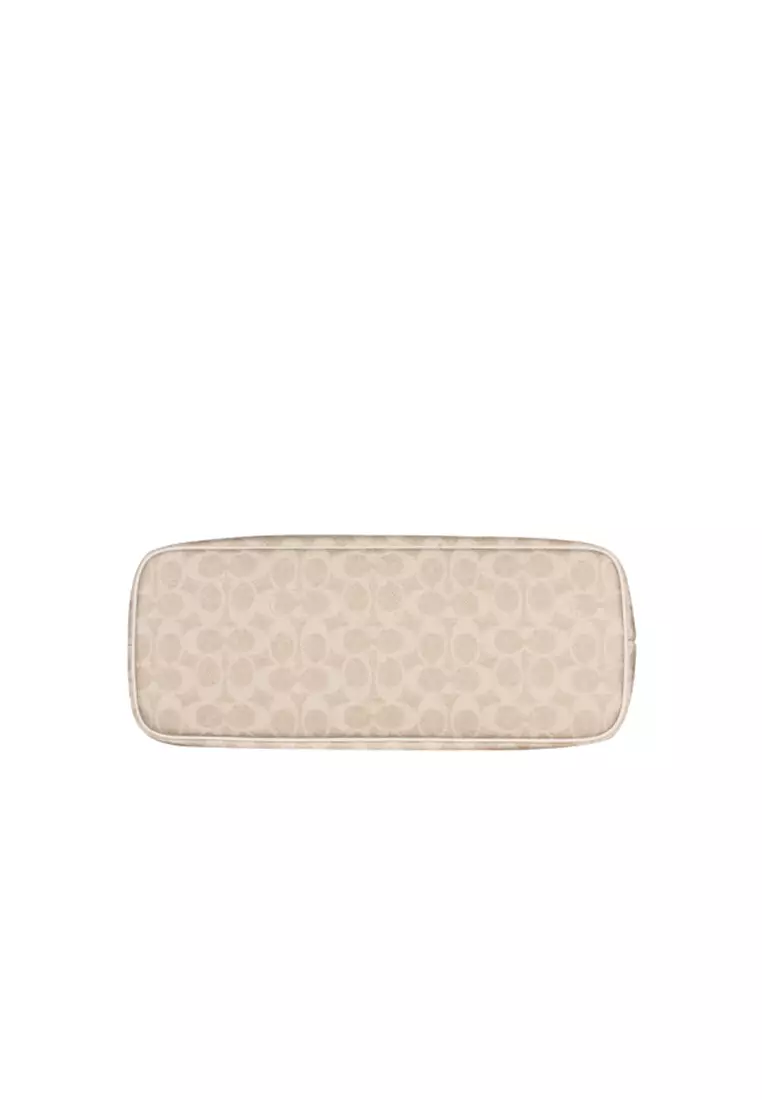 Gallery 女士托特包淺卡其色印花CW381