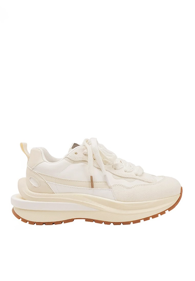 VANSA Faux Suede And Microfiber leather Platform Sneakers VPW-T222