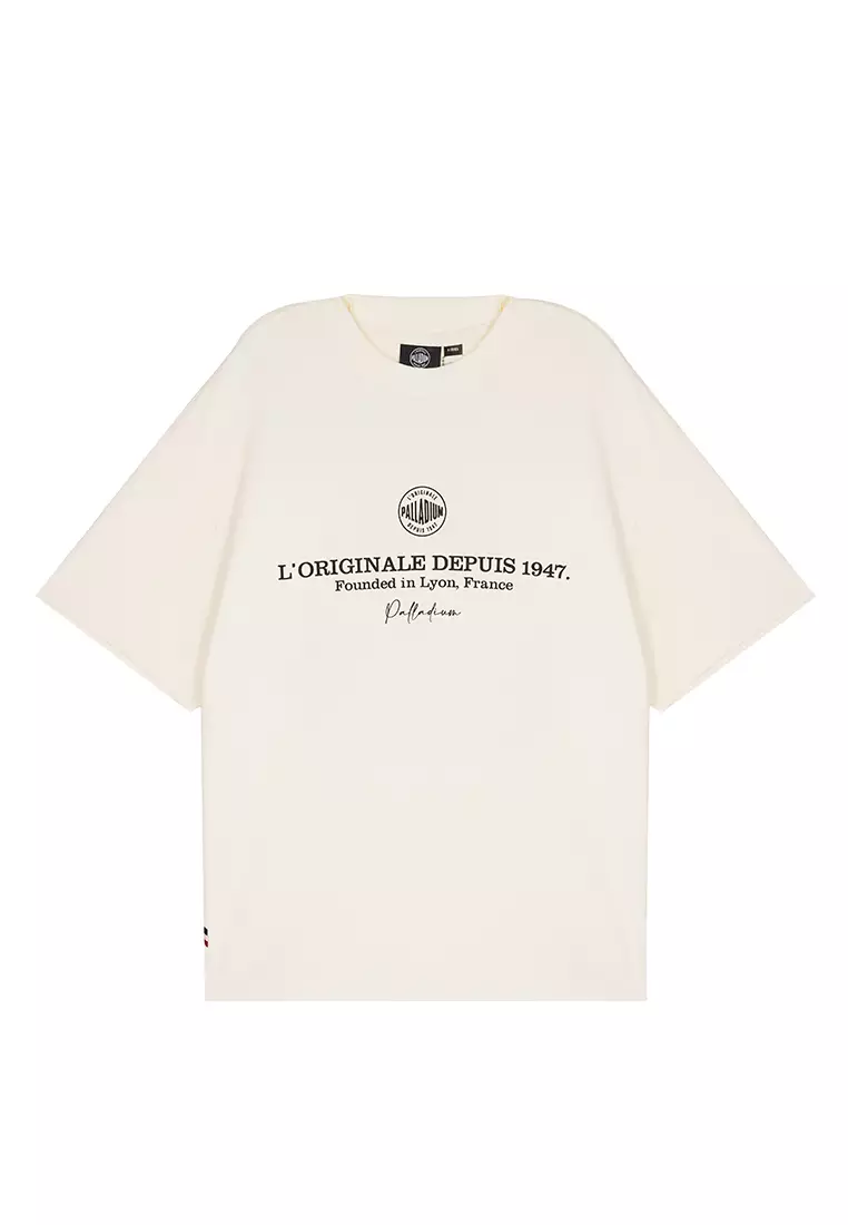 MEN'S PALLADIUM LOGO LOOSE FIT COTTON T-SHIRT