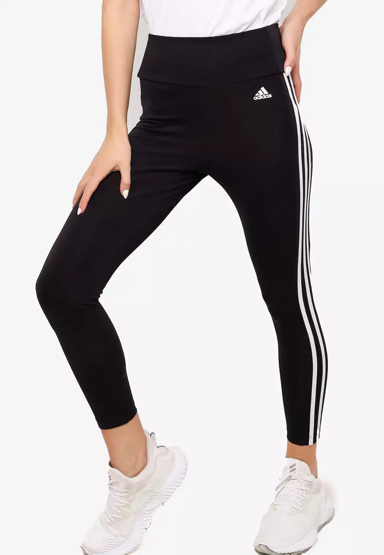 Buy adidas Striped Leggings with Elasticised Waistband Online
