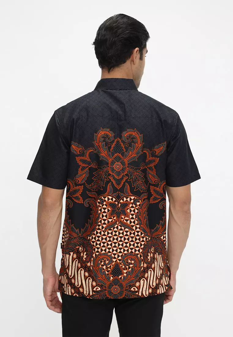 Hadinata Batik Pria Kemeja Pendek Abista Anissa