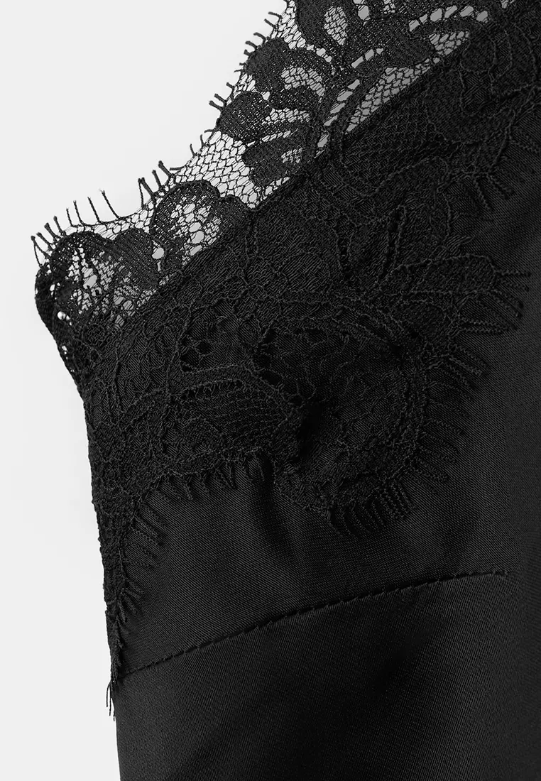 Buy Mango Satin Camisole Dress 2026 Online | ZALORA Philippines
