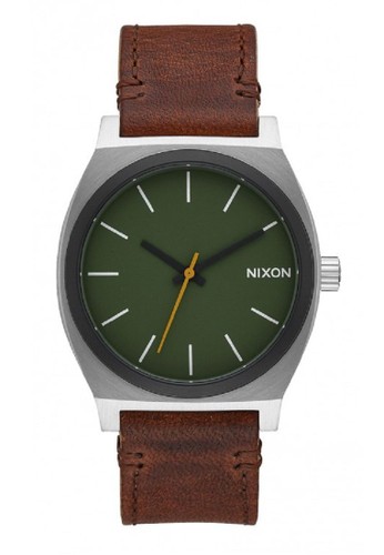 NIXON Time Teller Surplus/ Brown Jam Tangan Unisex A0452334 - Leather - Brown