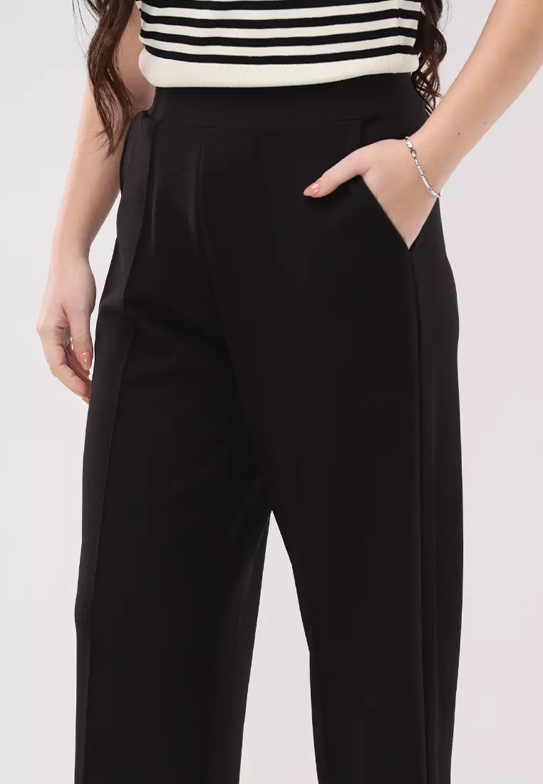 Colored Wide Leg Pants Ladies
