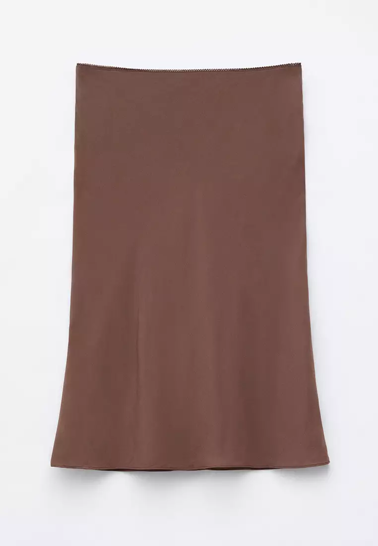 Knee-Length Slip Skirt