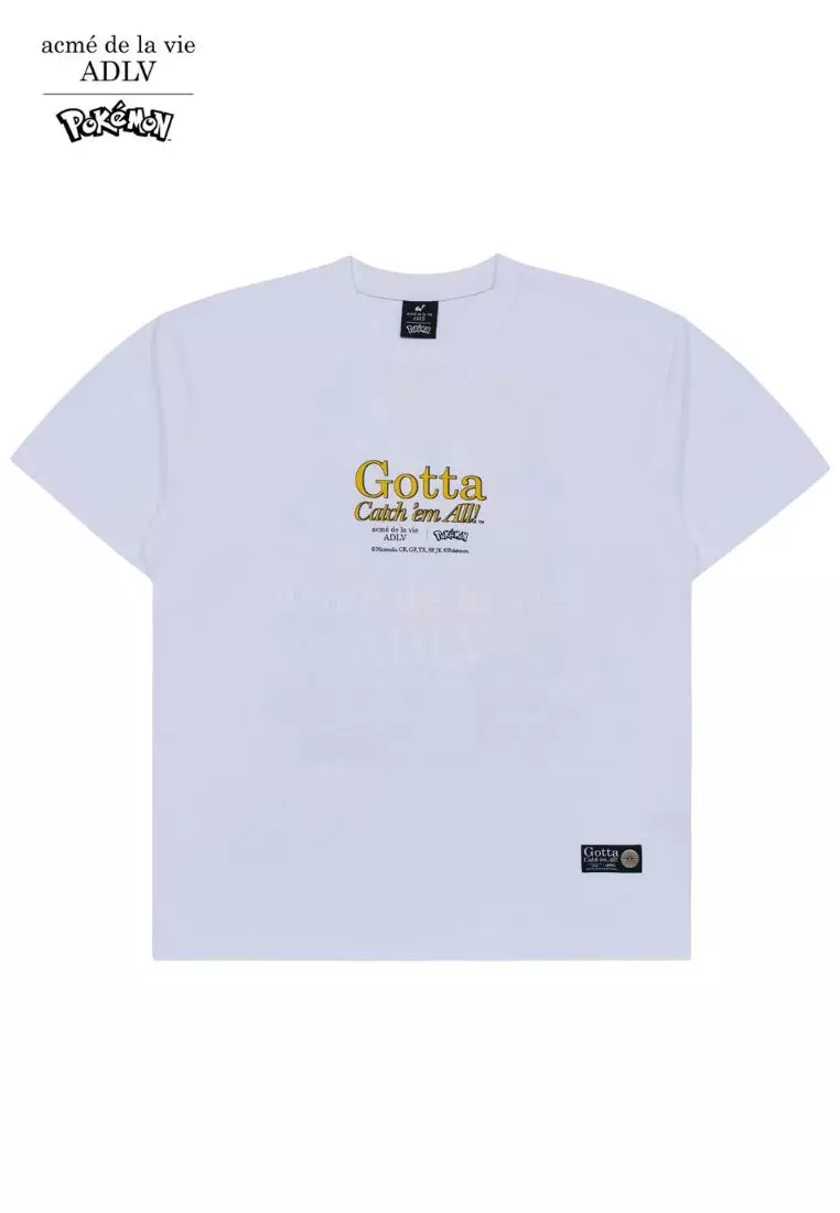 Jual Acme De La Vie Pokémon GOTTA Short Sleeve T-Shirt White