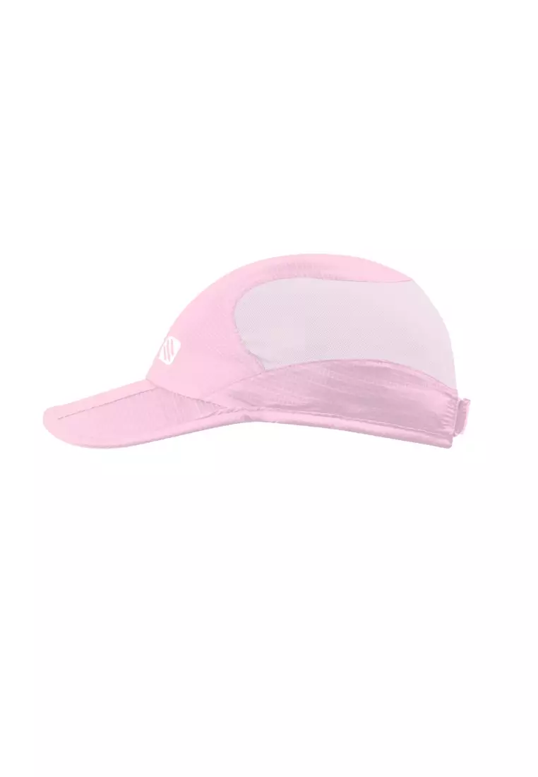 Emblem Logo Foldable Cap – Pink | Packable | Performance