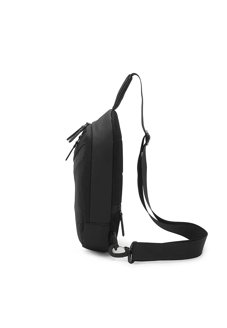 Men's Chest Bag / Sling Bag / Crossbody Bag (Tas Dada / Tas Selempang Pria) - Hitam