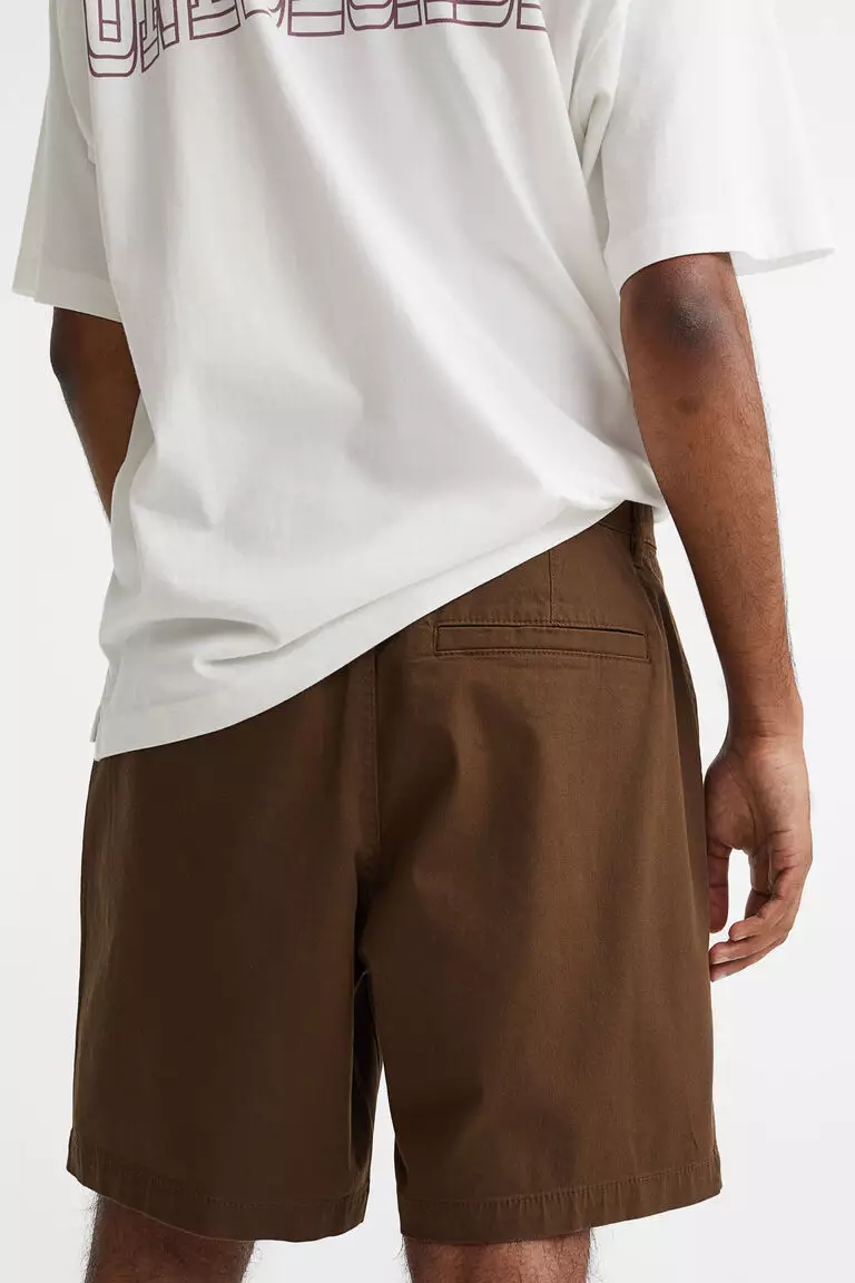 Jual H&M Regular Fit Cotton chino shorts Original 2024 ZALORA Indonesia