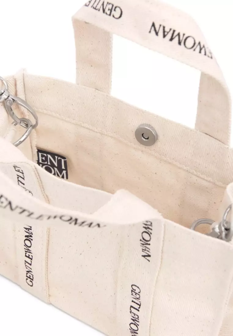 Gentlewoman Micro Box Tote Bag Cream