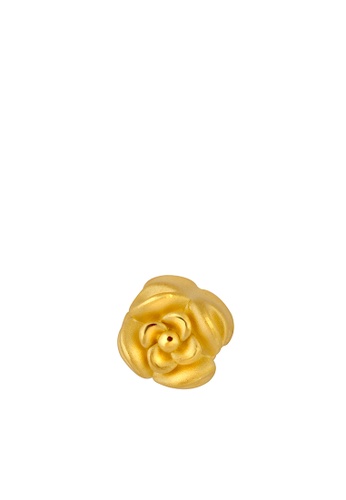 TOMEI gold [TOMEI Online Exclusive] Petals of Love Charm, Yellow Gold 916 (TM-ABIT063-HG-1C) (0.81G) E9257AC1585D05GS_1