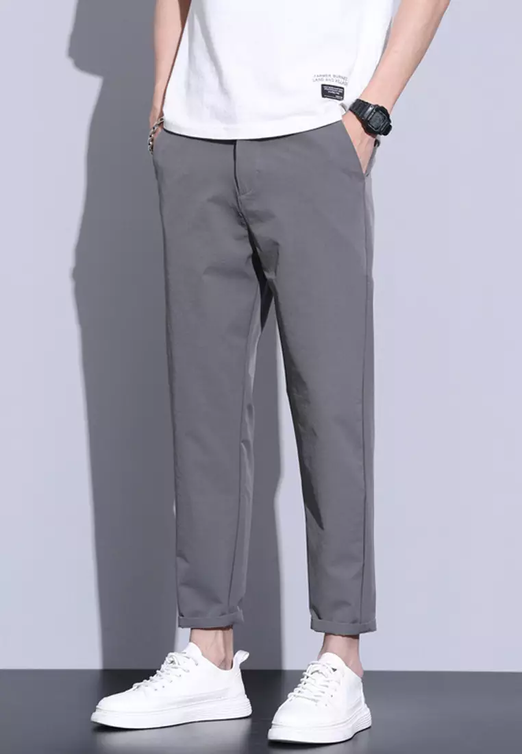 Elasticated Waist Ankle Pants
