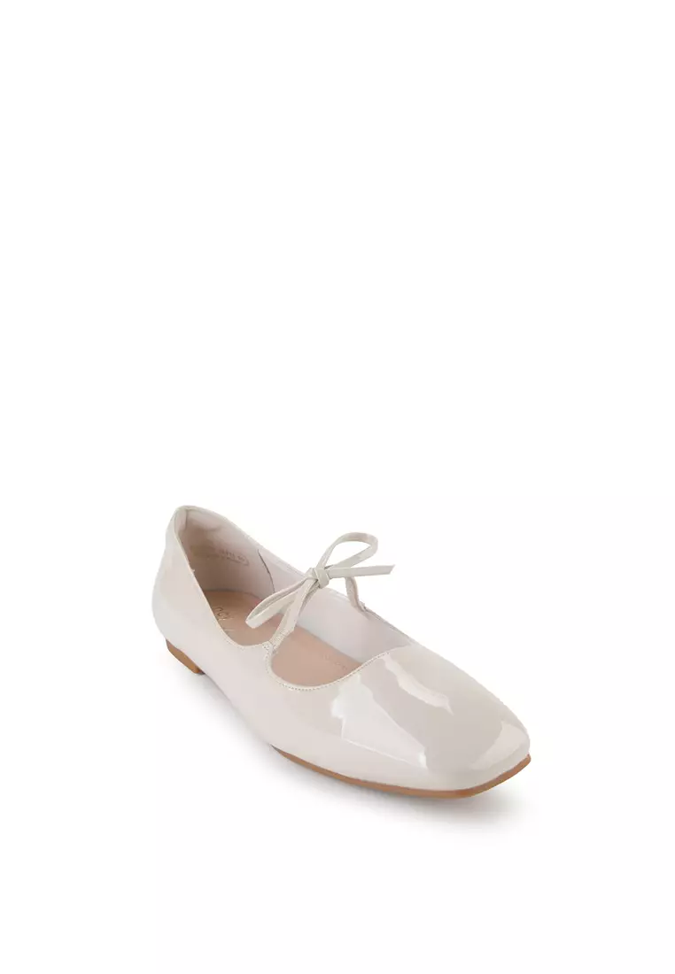 HONEY J2475-3 FLAT SHOES CREAM