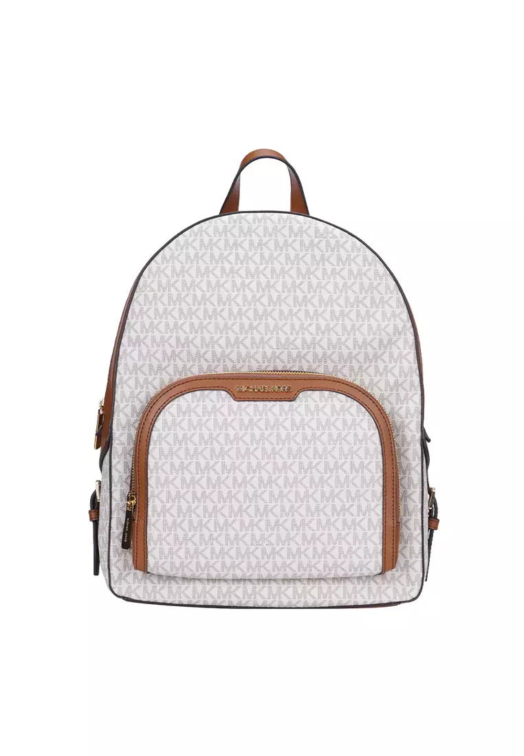 Jaycee Medium Logo Backpack In Vanilla 35S2G8TB7B