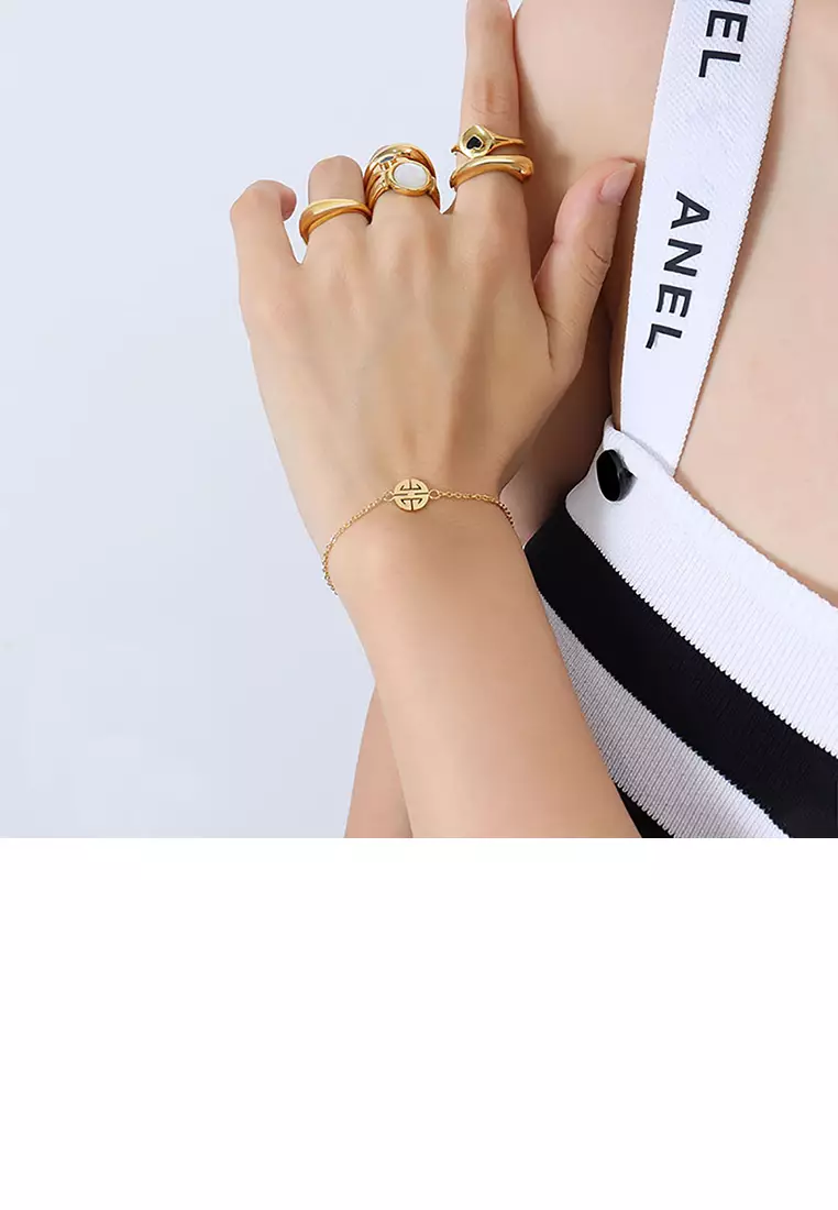 Gold bracelet clearance fashion
