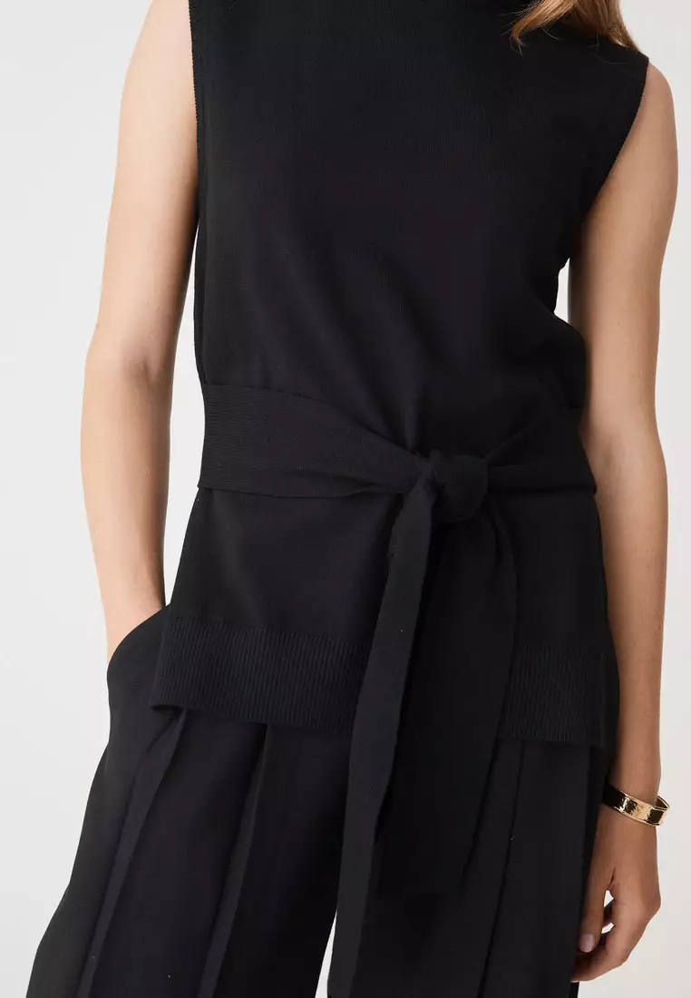 Nora Sleeveless Tie Waist Knit