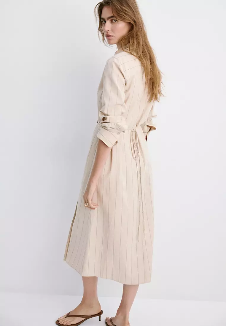 Striped Shirt Dress