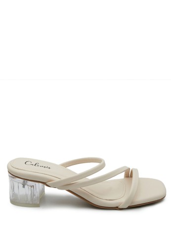 Jual Calensis Vetrin Cream Heels Kaca Transparant Original Zalora Indonesia