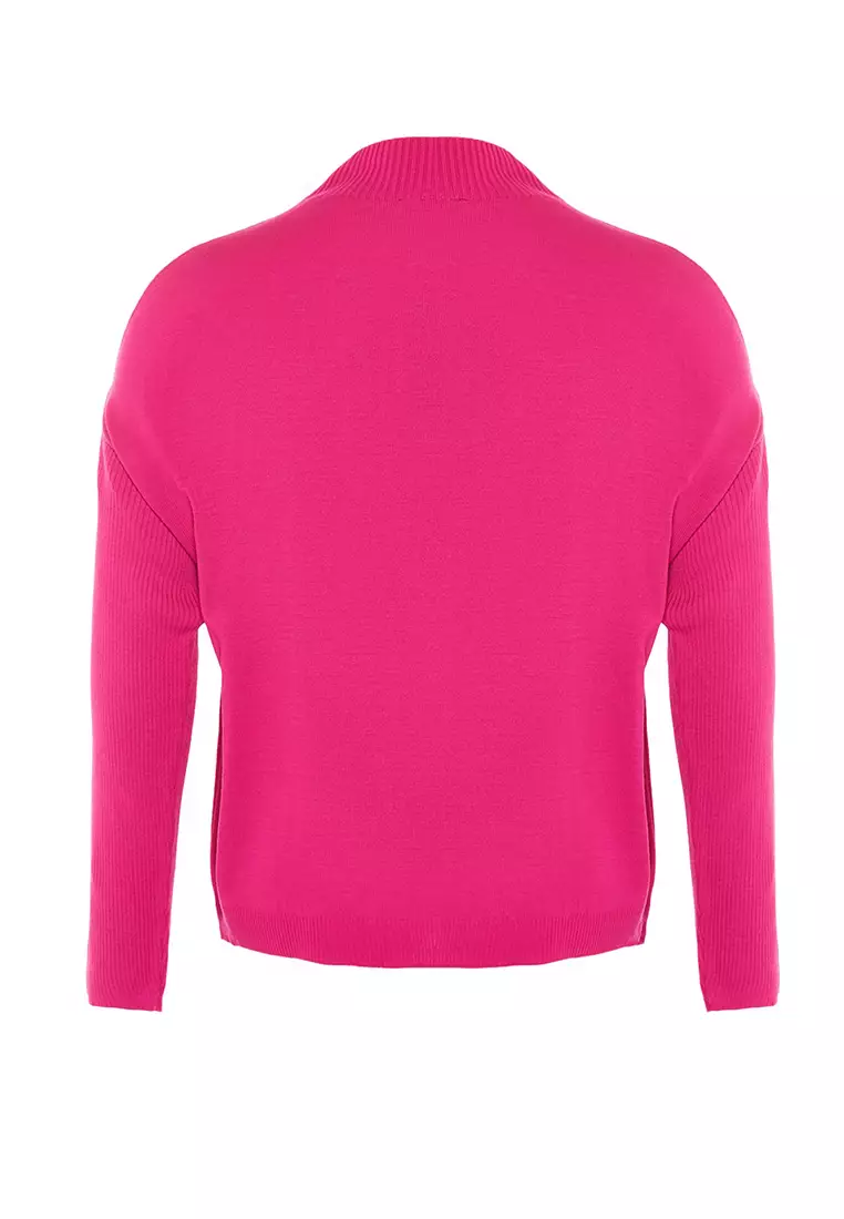 Plus Size Cut Out Detailed Knitwear Sweater