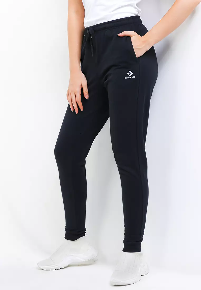 Converse star best sale & chevron joggers