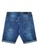 DRUM blue Classic Ripped Details Short Jeans- Blue B39B7AADB20137GS_4