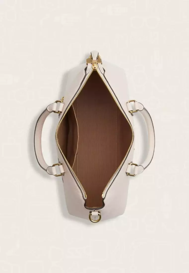 Coach Georgia Satchel Bag Chalk